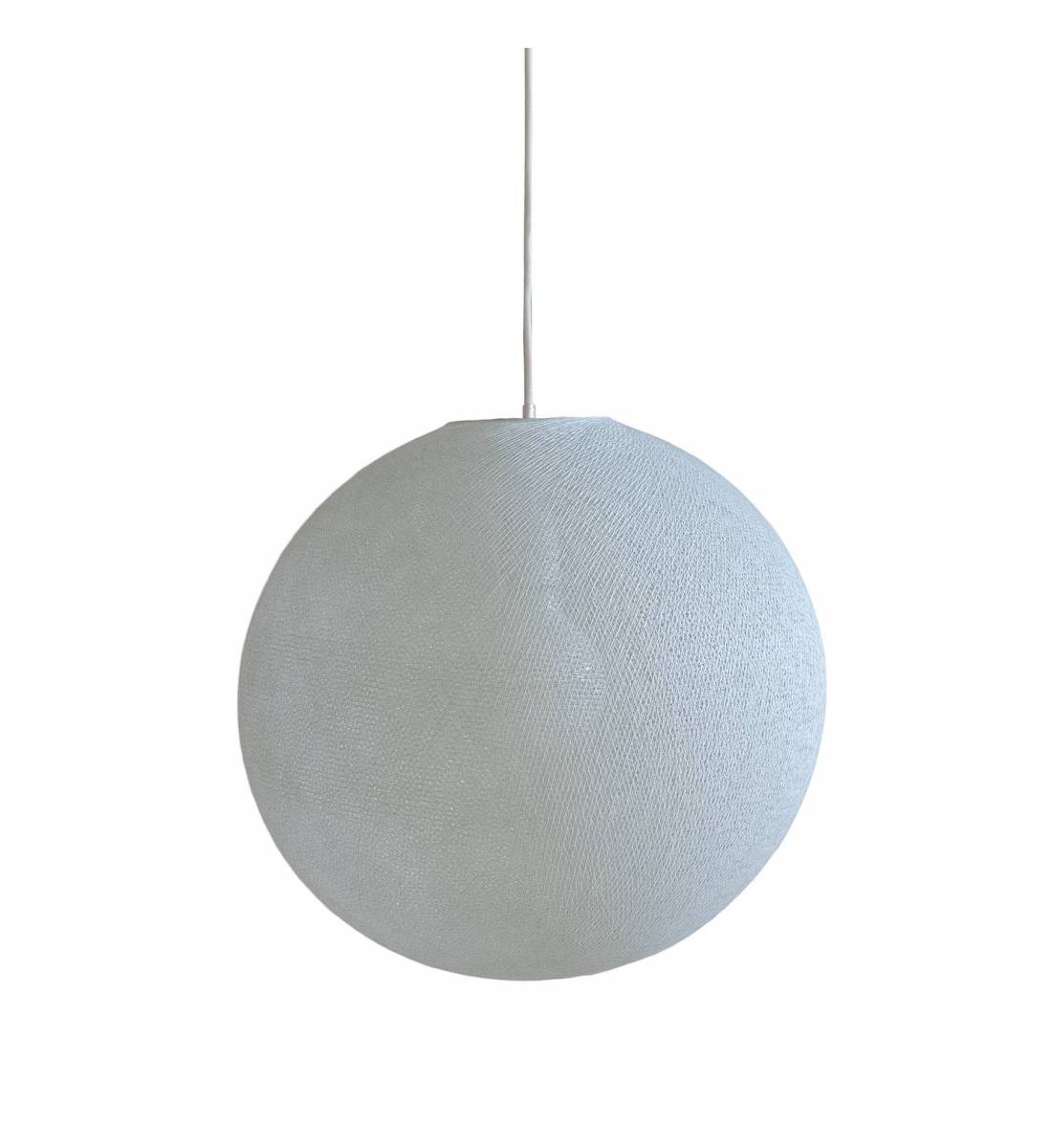 Abat-jour globe azur 50 et sa suspension - Single Pendant lamp - La Case de Cousin Paul