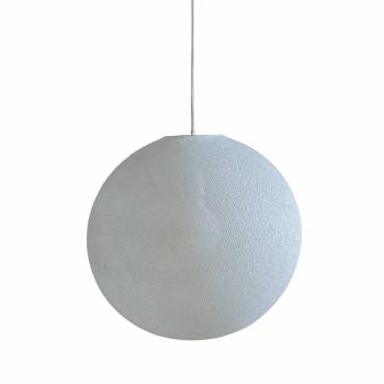 Abat-jour globe azur 50 et sa suspension - Single Pendant lamp - La Case de Cousin Paul