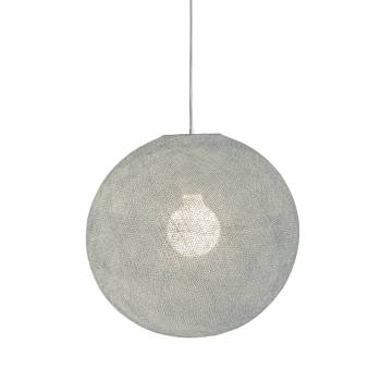 Abat-jour globe azur 50 et sa suspension - Single Pendant lamp - La Case de Cousin Paul