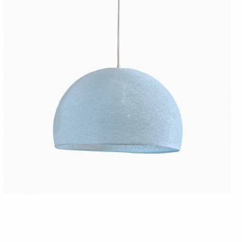 Abat-jour coupole azur 50 et sa suspension simple - Single Pendant lamp - La Case de Cousin Paul