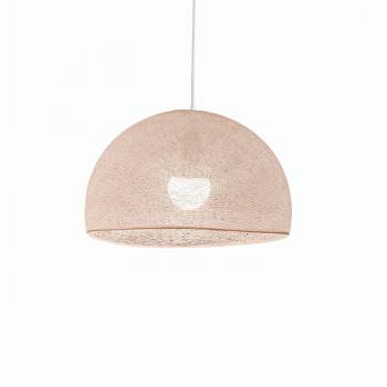 Abat-jour coupole dragée 50 et sa suspension simple - Single Pendant lamp - La Case de Cousin Paul