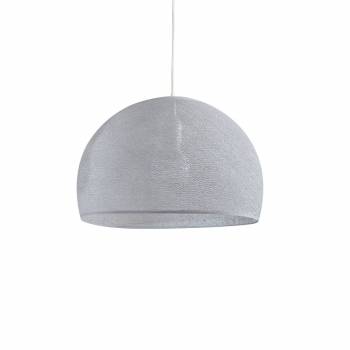 Dome pearl grey Ø 50cm - Single Pendant lamp - La Case de Cousin Paul