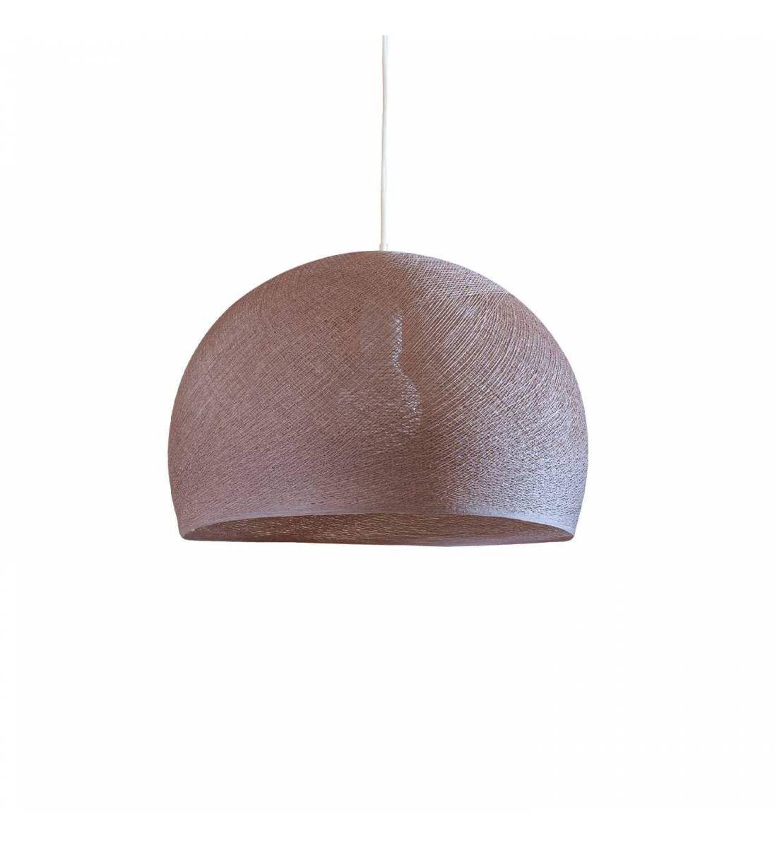 Abat-jour coupole nude 50 et sa suspension simple - Single Pendant lamp - La Case de Cousin Paul