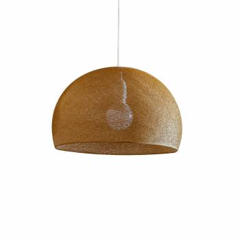 Dome Tobacco Ø 50cm - Single Pendant lamp - La Case de Cousin Paul