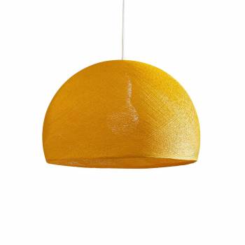 Abat-jour coupole curry 67 avec suspension simple - Single Pendant lamp - La Case de Cousin Paul