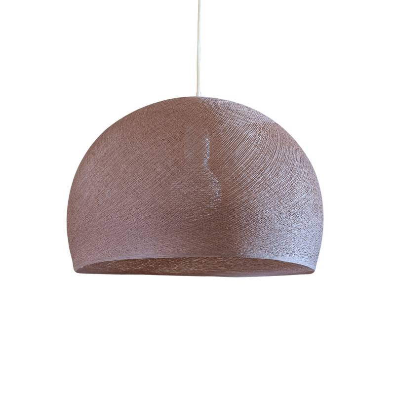 abat-jour coupole nude 67 avec suspension simple - Single Pendant lamp - La Case de Cousin Paul