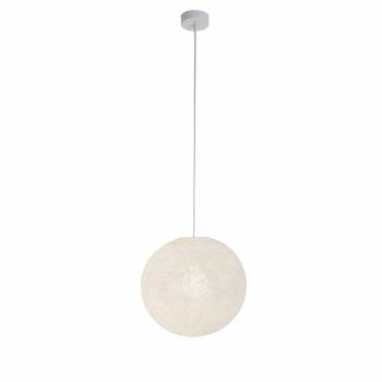 Simple ecru 31 ball - Single Pendant lamp - La Case de Cousin Paul