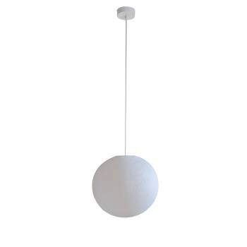 Simple white 31 ball - Single Pendant lamp - La Case de Cousin Paul