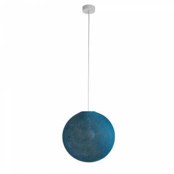 Simple Peacock blue 38 ball - Single Pendant lamp - La Case de Cousin Paul