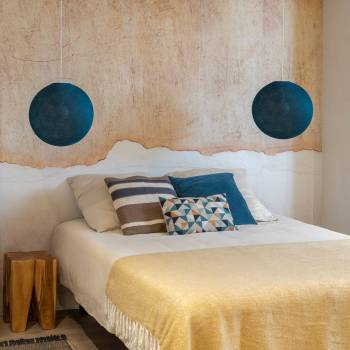 Suspension simple globe 38 bleu paon - Single Pendant lamp - La Case de Cousin Paul
