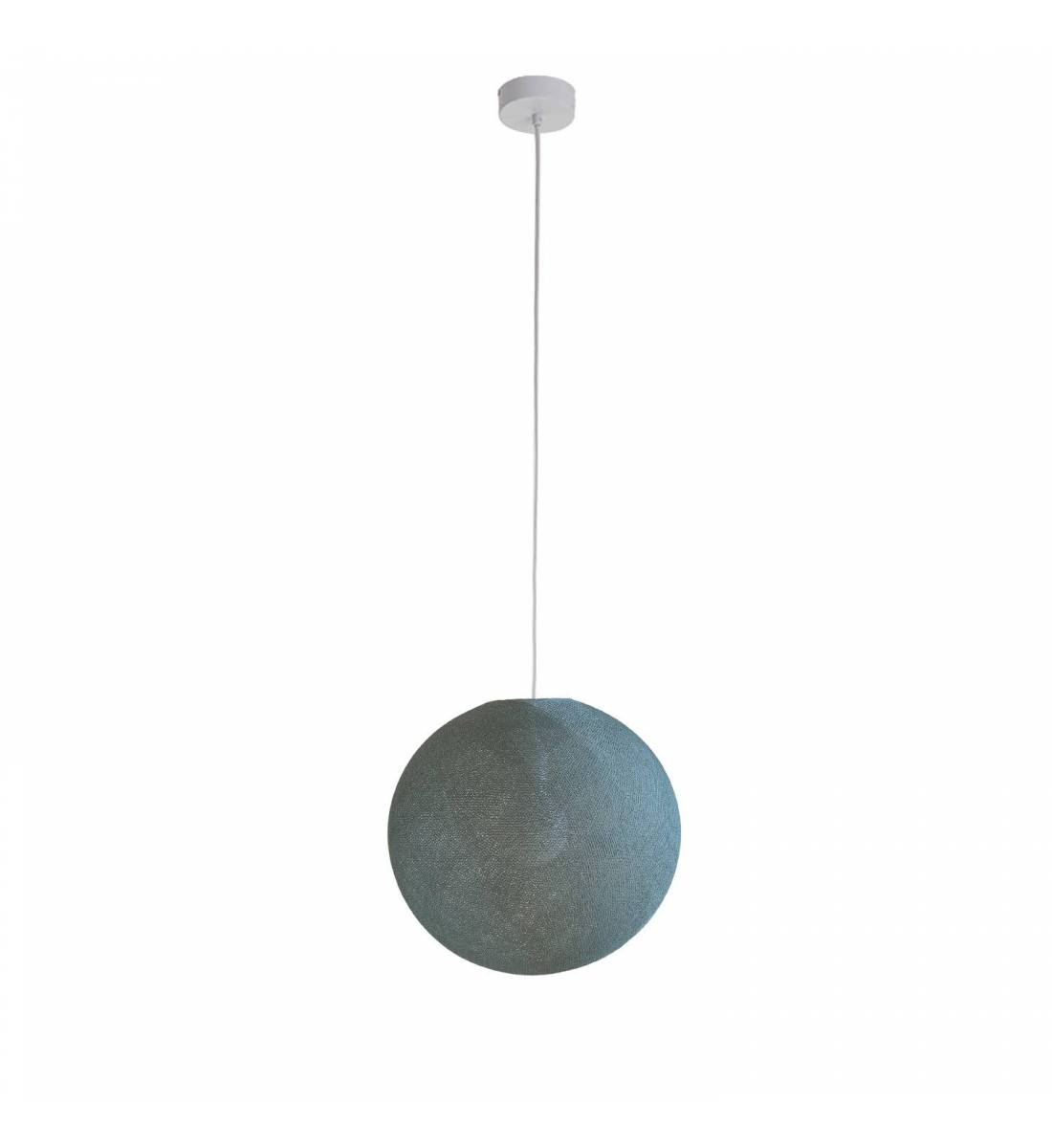 Simple Green Grey 31 ball - Single Pendant lamp - La Case de Cousin Paul