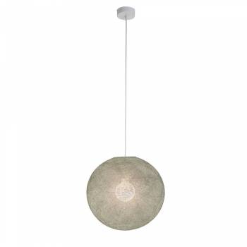 Simple Green Grey 38 ball - Single Pendant lamp - La Case de Cousin Paul