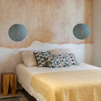 Suspension simple globe 38 vert de gris - Single Pendant lamp - La Case de Cousin Paul