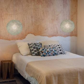 Suspension simple globe 38 vert de gris - Single Pendant lamp - La Case de Cousin Paul