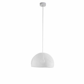 Simple white 31 cupola - Single Pendant lamp - La Case de Cousin Paul
