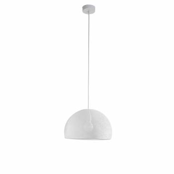 Simple white 31 cupola - Single Pendant lamp - La Case de Cousin Paul