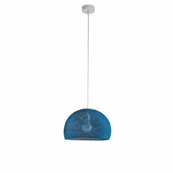 Simple Peacock blue 31 cupola - Single Pendant lamp - La Case de Cousin Paul