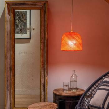 Cloche orange fifty - Lampshades cloche - La Case de Cousin Paul