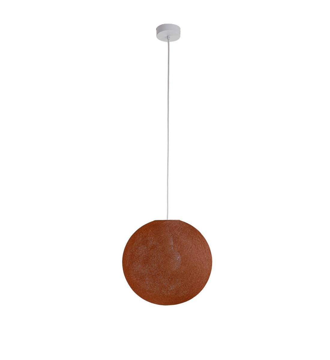 Suspension simple globe 31 havane - Sospensione semplice - La Case de Cousin Paul