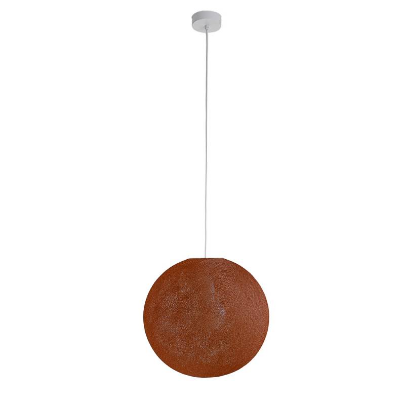 Simple havana 38 ball - Single Pendant lamp - La Case de Cousin Paul