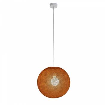 Suspension simple globe 38 havane - Sospensione semplice - La Case de Cousin Paul