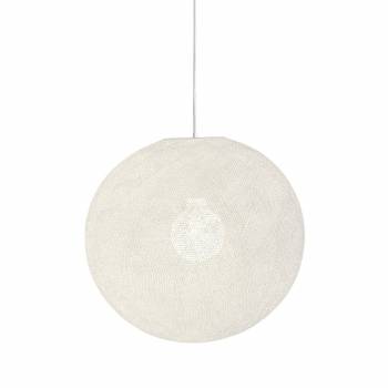 Sfere bianco Ø 67cm con sospensione - Sospensione semplice - La Case de Cousin Paul