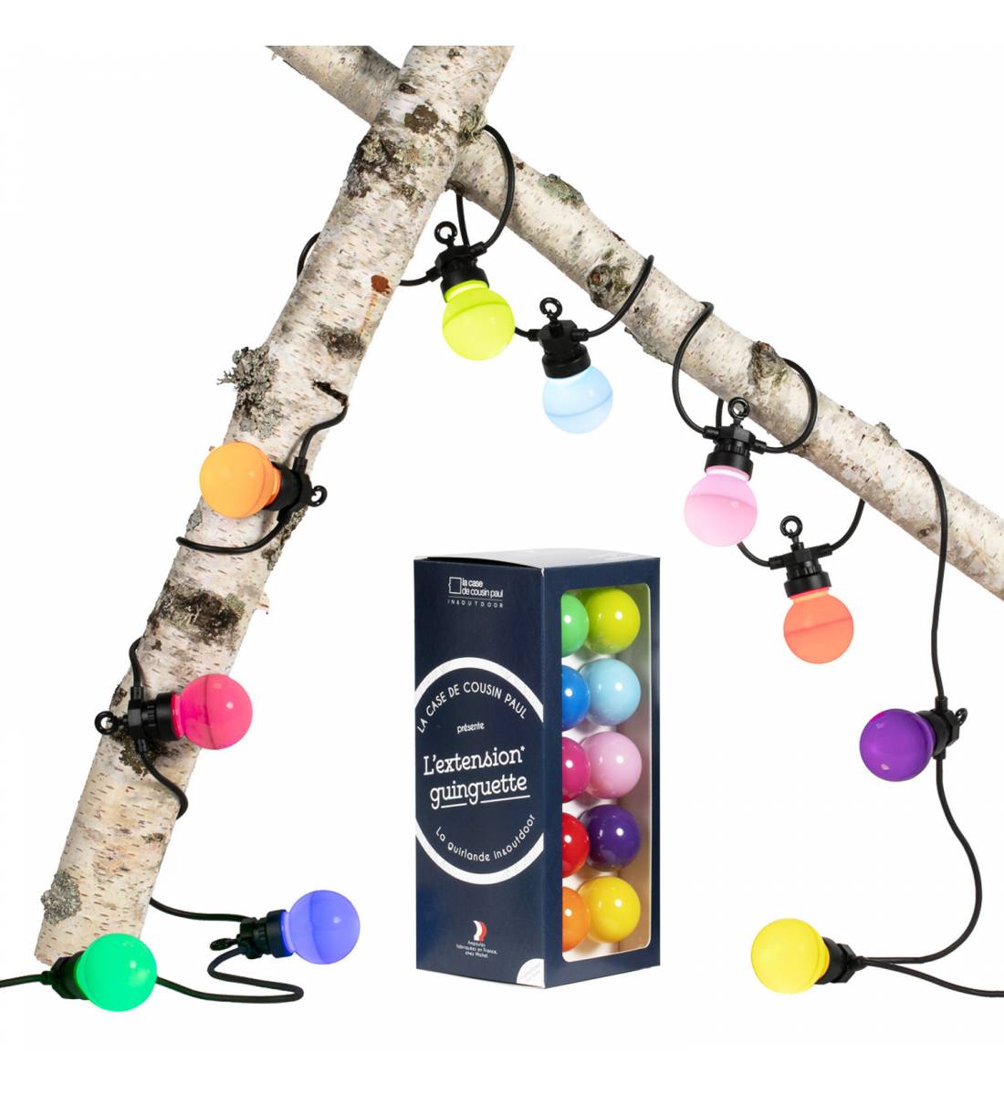 Bahia nouvelle extension Guinguette - 5m - Guinguette string lights - La Case de Cousin Paul