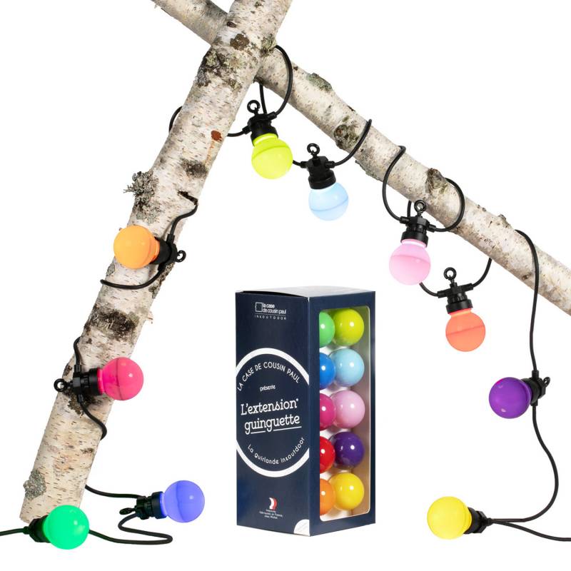 Bahia nouvelle extension Guinguette - 5m - Guinguette string lights - La Case de Cousin Paul