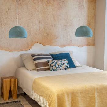 Enkelvoudig ophangsysteem Koepellamp 38 groen grijs - Gerenoveerd - Gerenoveerd - La Case de Cousin Paul