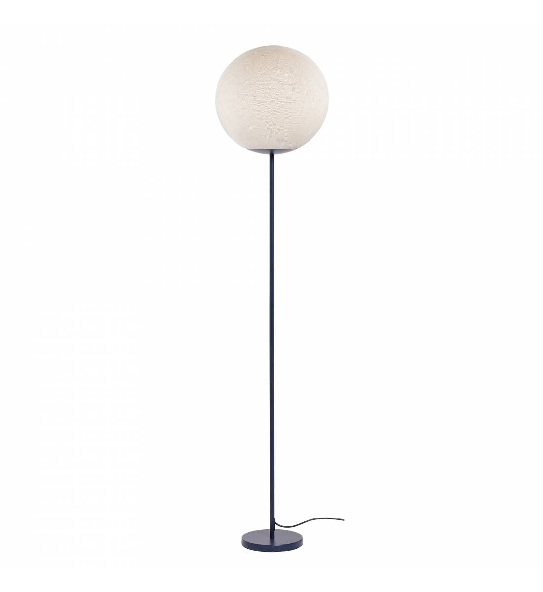 Magnetic dark blue floor lamp Ecru - Floor lamp - La Case de Cousin Paul