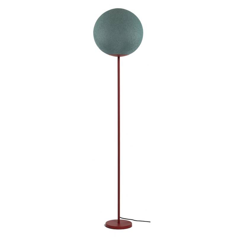 Magnetic Terracotta floor lamp green grey - Floor lamp - La Case de Cousin Paul