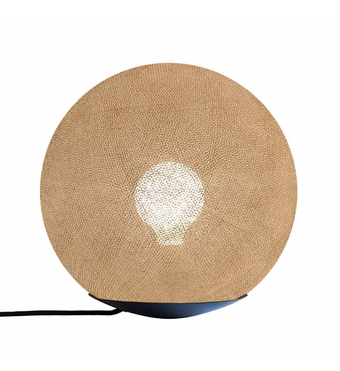Tango, lampe à poser magnétique avec globe sable 25cm - Lampe à poser - La Case de Cousin Paul