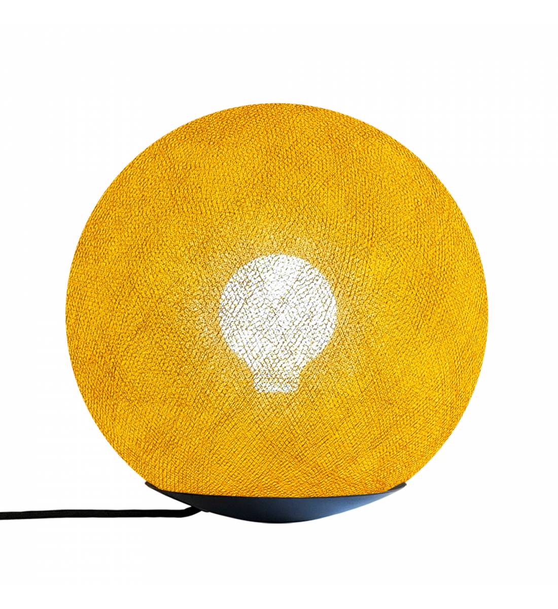 Tango, Lámpara de mesa magnético con globo curry 25cm - Lámpara de mesa - La Case de Cousin Paul