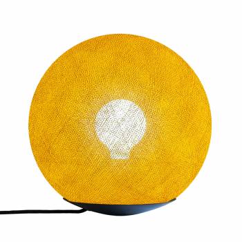 Tango, Magnetic table lamp with globe curry 25cm - Table lamp - La Case de Cousin Paul