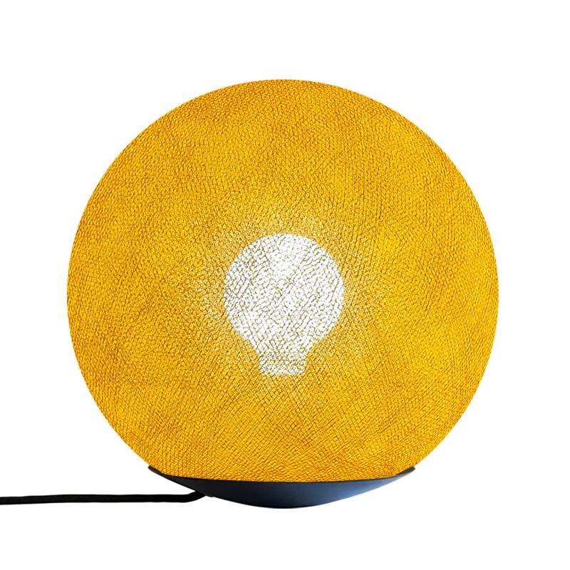 Tango, Lámpara de mesa magnético con globo curry 25cm - Lámpara de mesa - La Case de Cousin Paul
