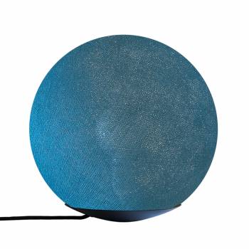 Tischlampe Tango magnetisch mit Globe Pfauenblau 25cm - Tischlampe - La Case de Cousin Paul
