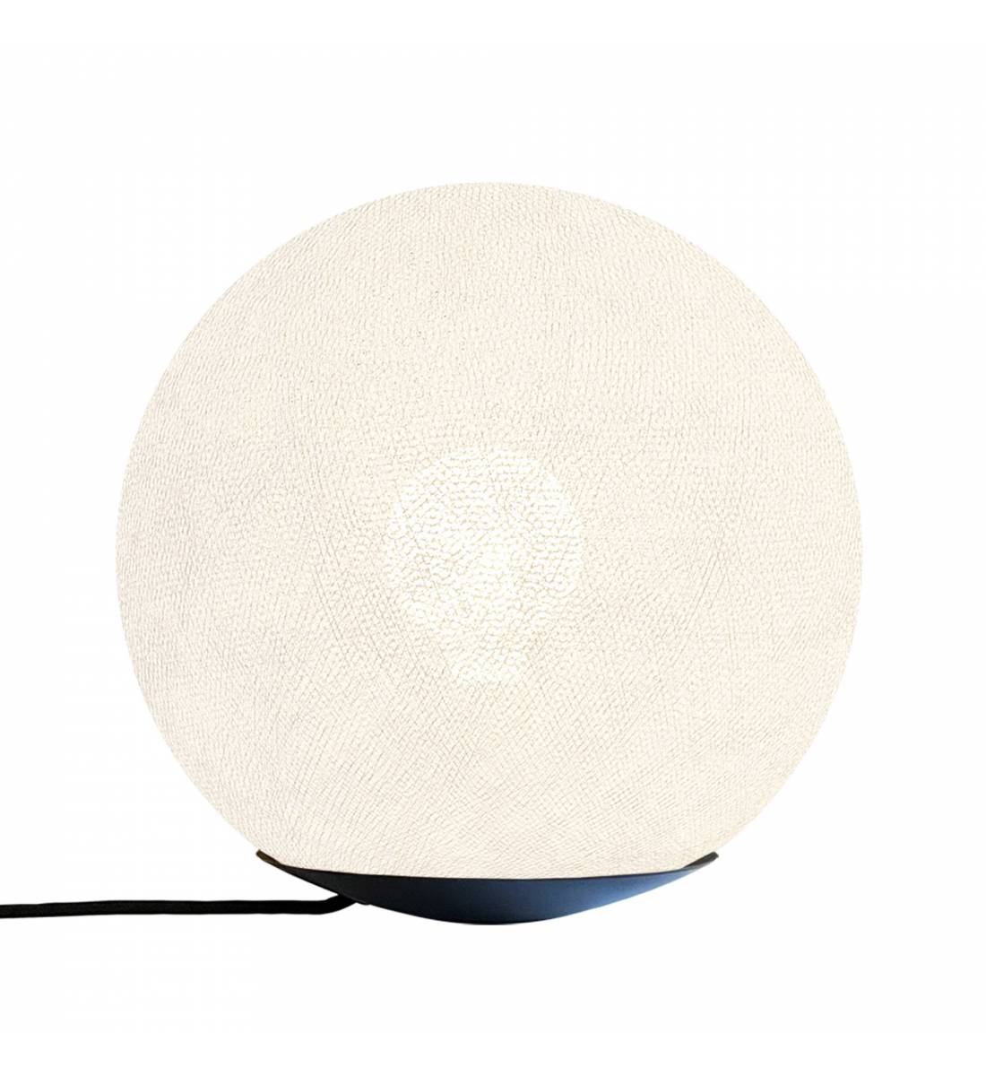 Tango, Magnetic table lamp with globe ecru 25cm - Table lamp - La Case de Cousin Paul
