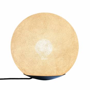 Tango, Lámpara de mesa magnético con globo lino 25cm - Lámpara de mesa - La Case de Cousin Paul