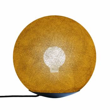 Tango, Magnetic table lamp with globe tobacco 25cm - Table lamp - La Case de Cousin Paul