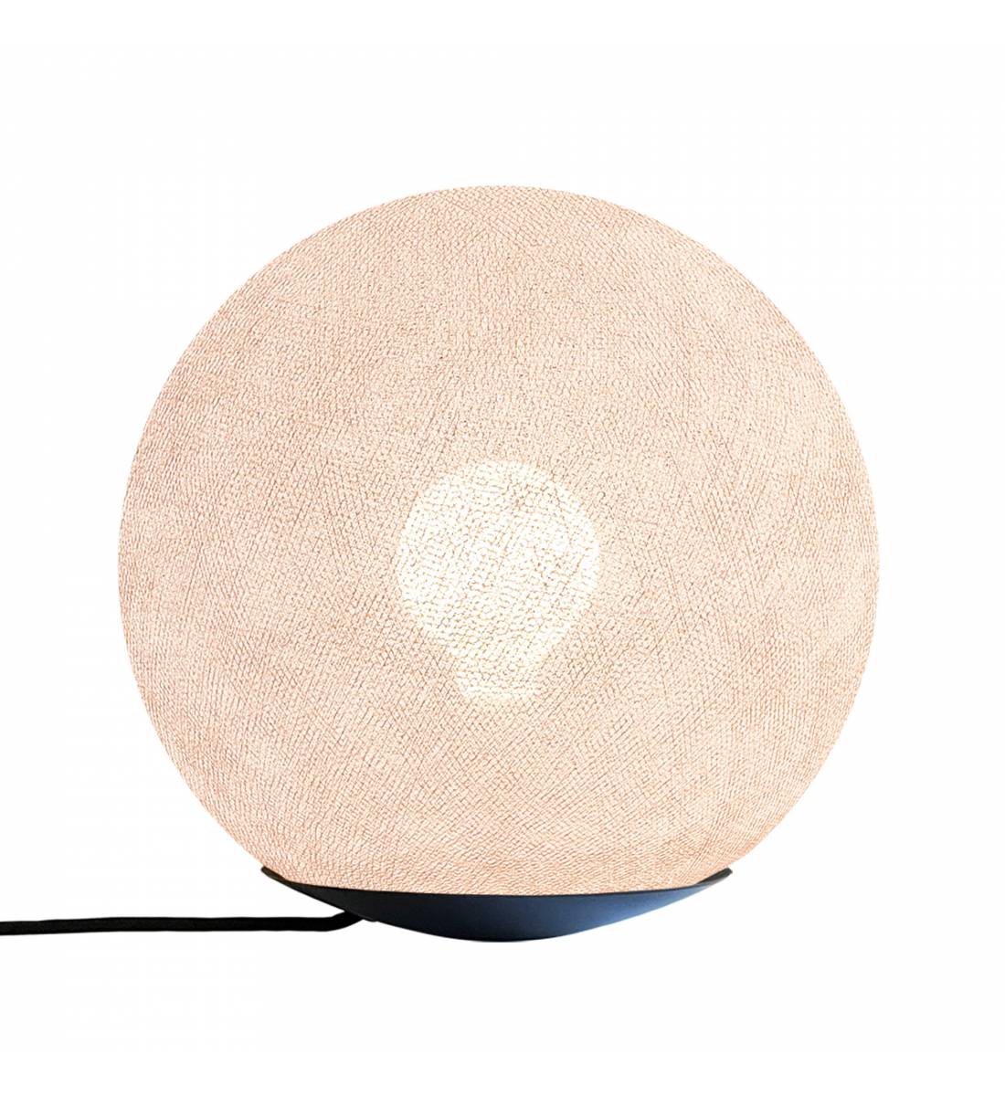 Tango, Magnetic table lamp with globe sugared almond 25cm - Table lamp - La Case de Cousin Paul