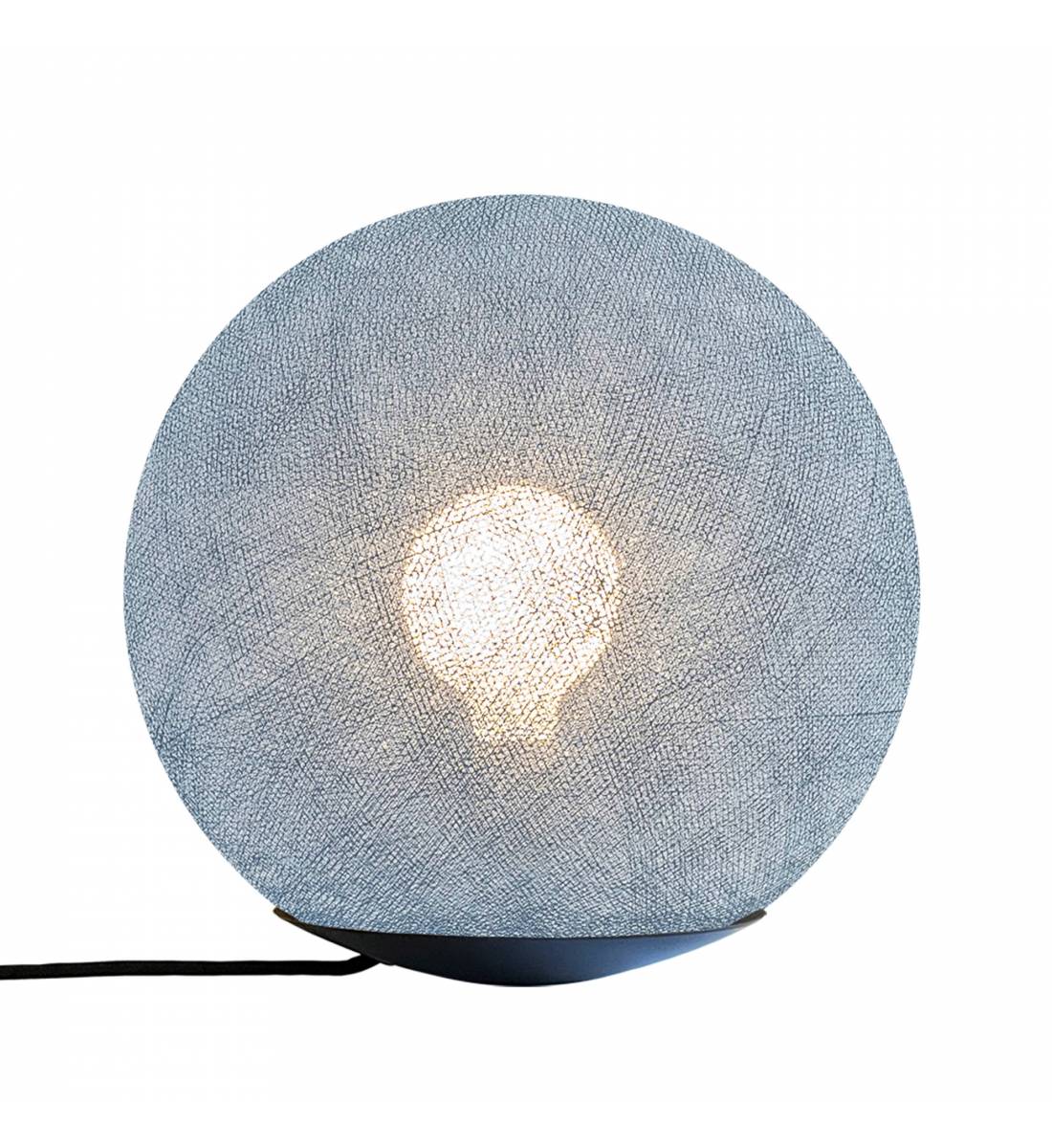 Tango, Magnetic table lamp with globe denim 25cm - Table lamp - La Case de Cousin Paul