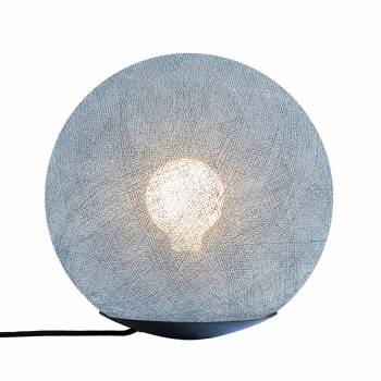 Tango, Magnetic table lamp with globe denim 25cm - Table lamp - La Case de Cousin Paul