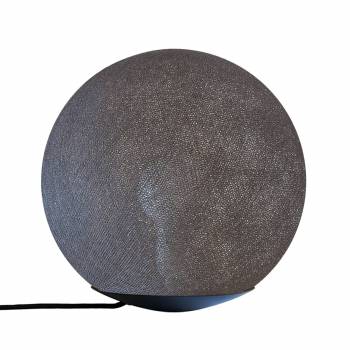Tango, Magnetic table lamp with globe anthracite 25cm - Table lamp - La Case de Cousin Paul
