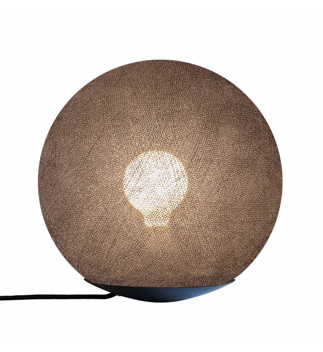 Tango, Magnetic table lamp with globe anthracite 25cm - Table lamp - La Case de Cousin Paul
