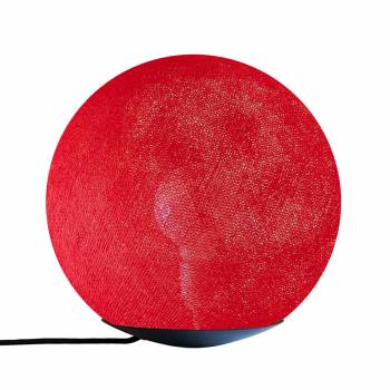 Tango, Magnetic table lamp with globe red 25cm - Table lamp - La Case de Cousin Paul