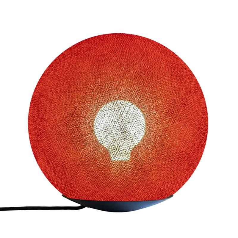 Tango, Magnetic table lamp with globe red 25cm - Table lamp - La Case de Cousin Paul
