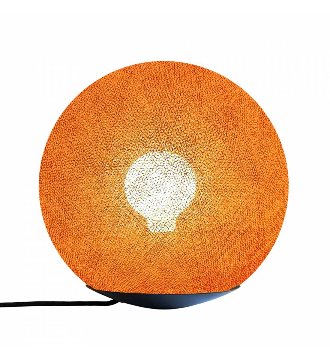 Tango, Magnetic table lamp with globe orange fifty 25cm - Table lamp - La Case de Cousin Paul