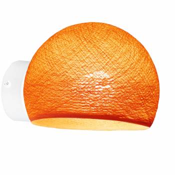 Wandleuchte Weiß Bebop Orange fünfzig - Wandleuchte - La Case de Cousin Paul