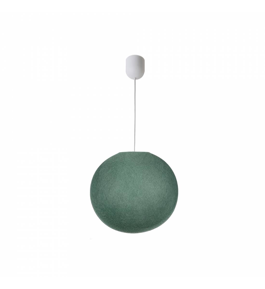 Simple green grey M ball - Single Pendant lamp - La Case de Cousin Paul