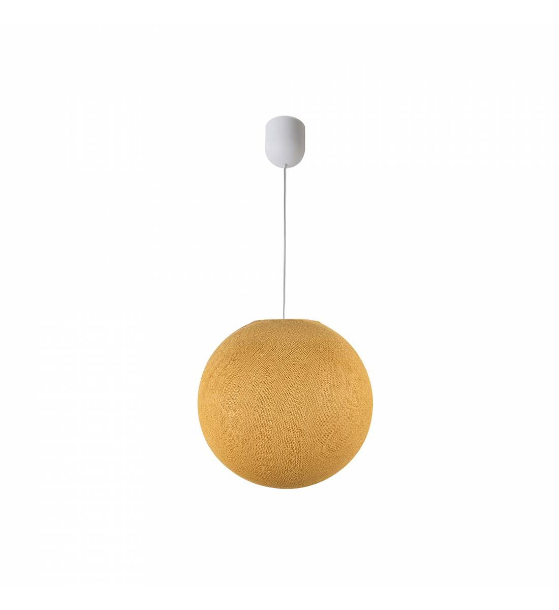 Simple pack mustard ball - Single Pendant lamp - La Case de Cousin Paul
